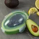 PP Material Keep Fresh Easy Cleaning Avocado Storage Container Crisper Storage Box Kitchen Gadget