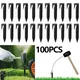 100Pcs Garden Lawn Mower Peg Boundary Nail Ground Anchor for Mower Ground Spikes Fixing Pins for