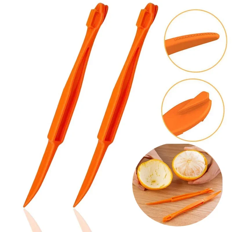 Outils d'épluchage Orange en plastique, trancheur facile, éplucheur, ouvre-porte, accessoires de cuisine, couteau, outil de cuisine, accessoires de cuisine