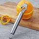 Lemon Zester Grater Stainless Steel Lemon Grater Orange Peeler Citrus Fruit Grater Peeling Knife Bar