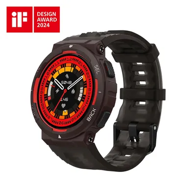 Amazfit-Active Edge Bold Tourists Smartwatch Design couleur Modifiable Cadrans de montre Plus de