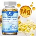 Magnesium Complex Capsules High Absorption Bone Muscle Brain Health Supplement Aids Sleep Stress &