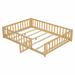 Winston Porter Alpine 16.5" Platform Bed Metal in Brown | 16.5 H x 78.1 W x 55.7 D in | Wayfair A03220DD3A9641259901D38BD590E6DC