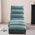 Smartmonkey Stylish Minimalist Upholstered Leisure Lounge Chair w/ 5-Mode Vibrating Massage System Linen in Brown | Wayfair ZHUZHU-W39539623