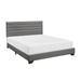 Ebern Designs Manzanita Platform Bed Upholstered/Polyester in Gray | 41 H x 63.5 W x 83.5 D in | Wayfair 79986DF5BDF443D285823CF1FC0DEC76