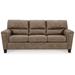 Signature Design by Ashley Navi Queen Sofa Sleeper Faux Leather in Brown | 39 H x 89 W x 38 D in | Wayfair 9400439