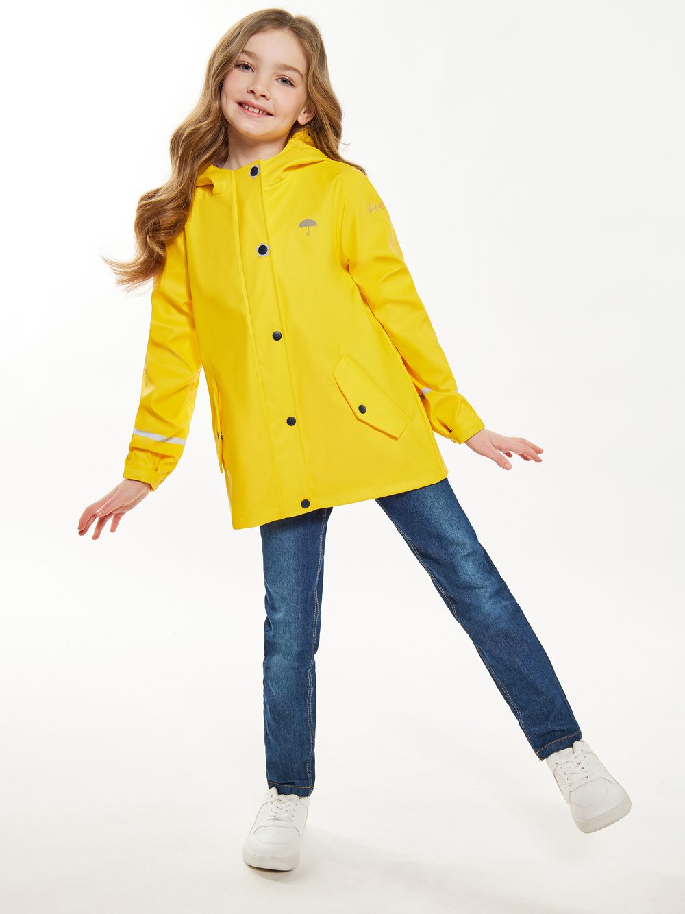 Schmuddelwedda (Kids) Regenmantel Mädchen gelb, 134 Image
