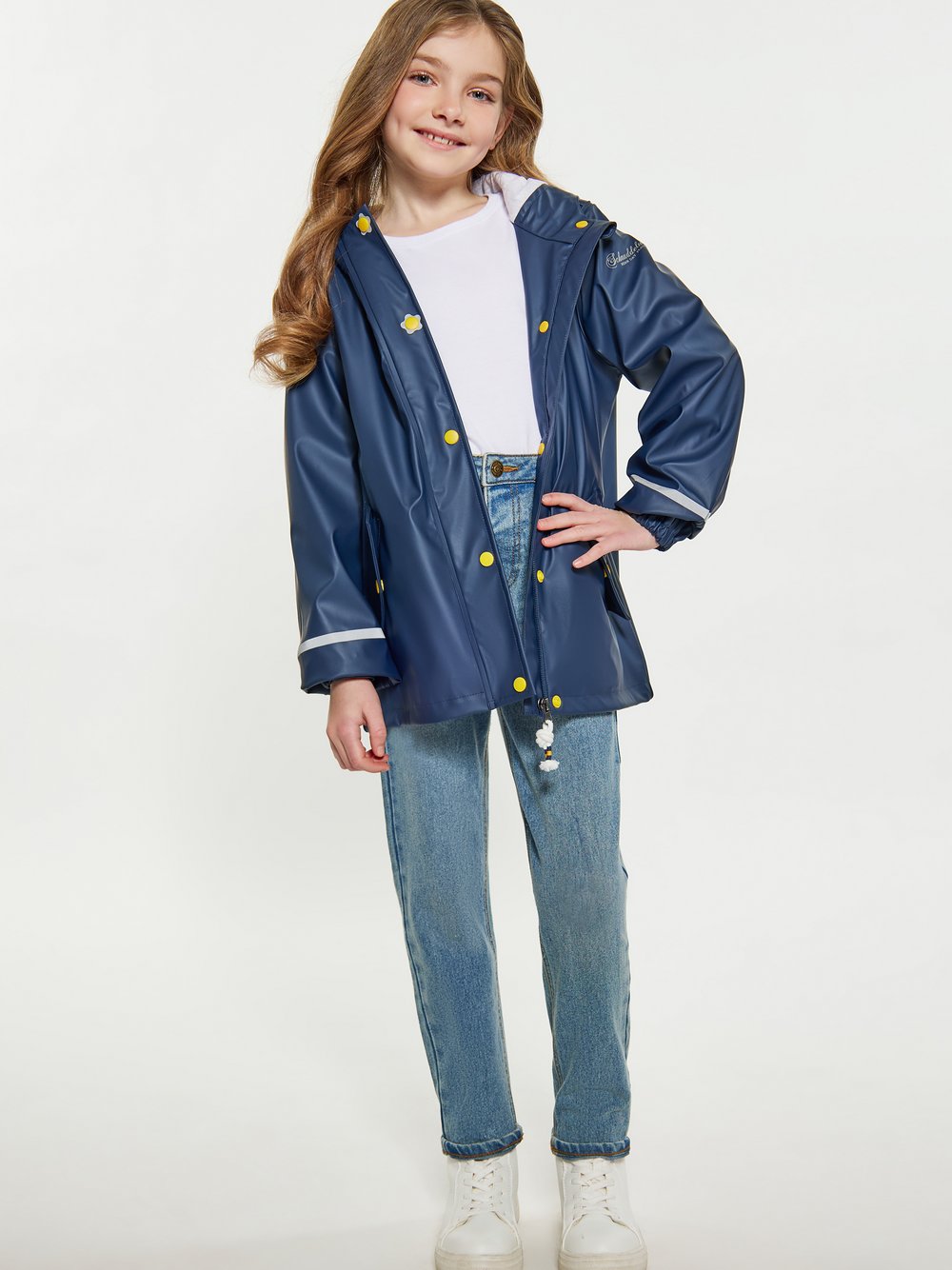 Schmuddelwedda (Kids) Regenmantel Mädchen blau, 104 Image