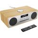 MAJORITY OAK-CDAB-OAK Oakington DABﱓ Bluetooth Radio - Oak, Brown,Silver/Grey