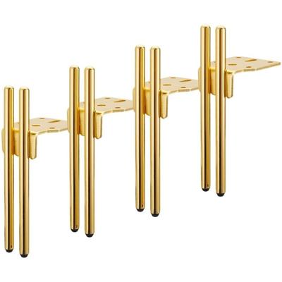 Petites Ecrevisses - 4 Stück Möbelfüße Schrankfüße Ersatz Möbelbeine für Stühle Schrank Sofa mit Image