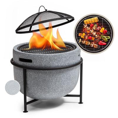 Blumfeldt - Feuerschale, Tragbare Feuerstelle Outdoor, Feuerschalen für den Garten, Terrasse & Image