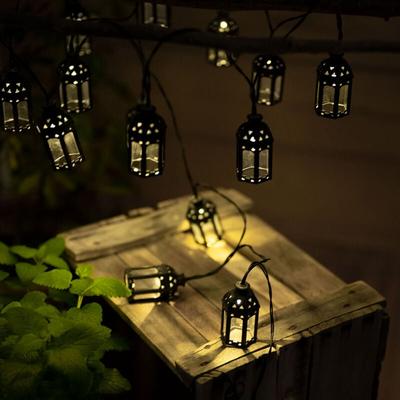Nino - Lichterkette Solarleuchten Aussen led Solarlampe Gartenlampe Dekoration in Laternenform, Image