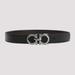 Leather Gancini Belt