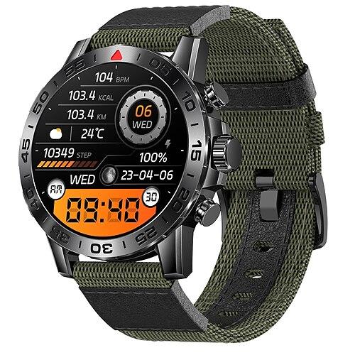 Imosi Steel 1.39 Bluetooth-Anruf-Smartwatch für Herren, Sport-Fitness-Tracker, IP67-wasserdichte Smartwatch für Android iOS
