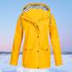 damen regenjacke wandern regenmantel wasserdichte jacke outdoor winddicht schnell trocknend leichte kapuze windjacke parka Trenchcoat top camping jagd angeln marine pink blau lila