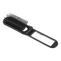 Uytogofe Portable Folding Hair Brush With Mirror Hair Compact Anti-Static Hair Comb Scalp Massager Rat Tail Comb Hair Massager Scalp Wide Tooth Comb for Curls Hair Pick Mustache Comb