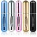Janrevotw 5ml Perfume Atomiser Refillable Mini Travel Portable For Men Or Women Travelling Or Night Out 5 Pieces