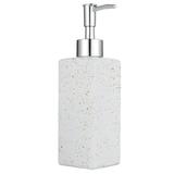 350ml Lotion Bottle Soap Spray Bottles Travel Container Containers Shower Gel Dispenser Square White Glass