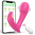 Bluetooth Connection Automatic Smart Phone App Controlled Remote Wireless Ultra Long-Distance Control Jump Toys Fitness Release Pressure Six toy for Women Couple Electricity Stimulation Func