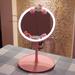 Kawaii Sanrio Hello Kitty Mirror Bedroom Countertop Makeup Anime Cute Creative Smart Led Light Luminous Beauty Birthday Gift Toy