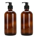 Porcelain Liquid Bottle Shampoo Dispenser Travel 2 Pcs Clean Hand Soap Glass Containers for Liquids