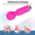 Sex Toy Mini Manual Waterproof Back Massagers Rechargeable Cordless Hand Wand Massager for Neck Shoulder Back Foot Muscle Body Mas