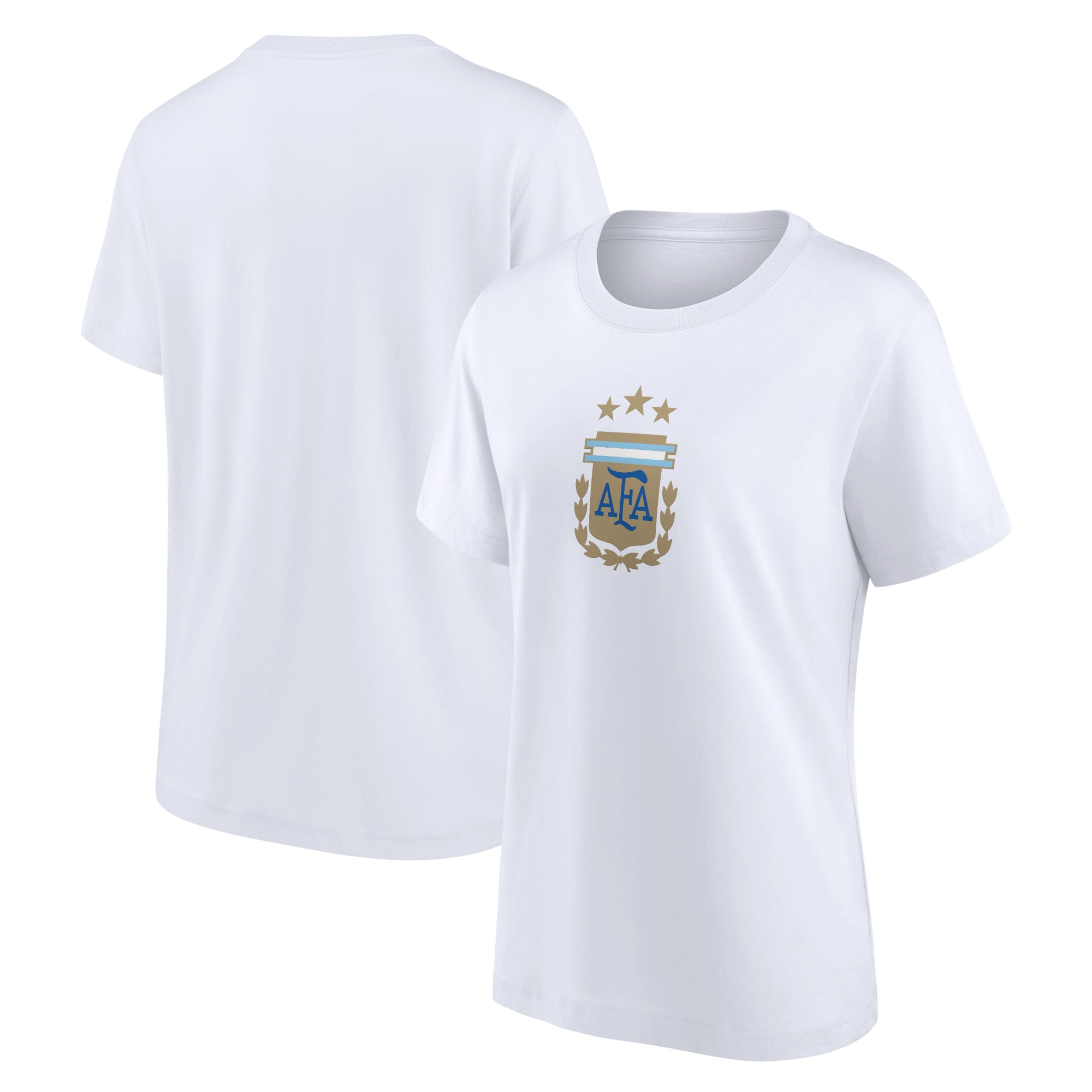 Argentinien Primary Logo Grafik-T-Shirt – Weiß – Damen