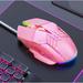 Oneshit Security Clearance Wired Mouse Luminous Game E-Sports Mechanical Mute For PC Tablet Desktop Computer Laptop