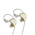 MERILER Pro in-Ear Monitor HiFi 1DD 4BA Hybrid Five Drivers in-Ear Earphone Aluminum Alloy Shell+Resin Cavity Wired Earbuds with 0.75mm CPin Gold Plated Detachable Cable