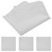 4 Pcs Screen Cleaning Cloth Eyeglasses Suede Large Camera Lens Mobile Phone Computer Wipe 4pcs (Gray) for Lenses Violin Cell Superfine Fiber