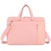 Laptop Bag Cases Computer Nylon Travelling Bags for Women Slim Miss Business Handbag Pink