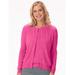 Blair Women's Spindrift™ Soft Cardigan Sweater - Pink - PM - Petite