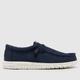 HEYDUDE wally trainers in navy