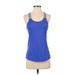 JoFit Active Tank Top: Blue Activewear - Women's Size Small