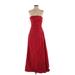 Carmen Marc Valvo Cocktail Dress - Formal: Red Dresses - Women's Size 6