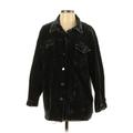 Jacket: Mid-Length Black Print Jackets & Outerwear - Women's Size Small