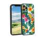 Vibrant-tropical-luau-patterns-2 phone case for iPhone 12 Pro Max for Women Men Gifts Flexible Painting silicone Shockproof - Phone Cover for iPhone 12 Pro Max