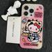Kawaii Sanrio Cartoon Phone Case Hello Kitty Kuromi Iphone 11 12 13 14 15 Silica Gel Transparent Phone Case Creative Girl Gift