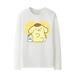 Sanrios Kuromi Cartoon Melody Cinnamoroll Kitty Pochacco T-Shirt Long Sleeve Animation Surrounding Pompom Purin Autumn Clothes