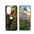 Vibrant-parrot-jungle-scenes-2 phone case for Motorola Edge 30 Pro for Women Men Gifts Flexible Painting silicone Shockproof - Phone Cover for Motorola Edge 30 Pro