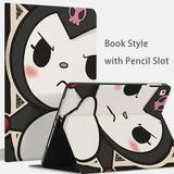 Sanrio Kuromi IPad Case For iPad Air 5 Case 2022 iPad Air 4 Case 2020 10.2 9th 8th Case for iPad Pro 11 12.9 Silicone Cover