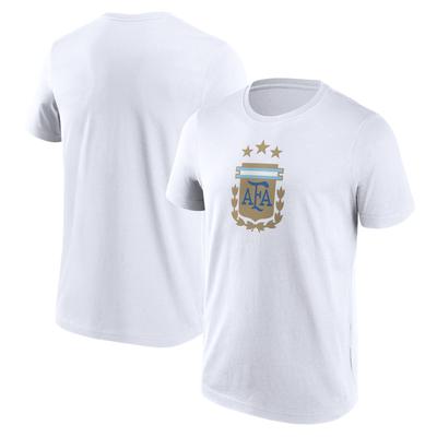 Argentinien Primary Logo Grafik-T-Shirt – Weiß – Herren Image