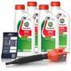 Castrol 4x 1 L GTX 5W-40 A3/B4 + Ölwechsel-Anhänger + Einfülltrichter [Hersteller-Nr. 15218E]