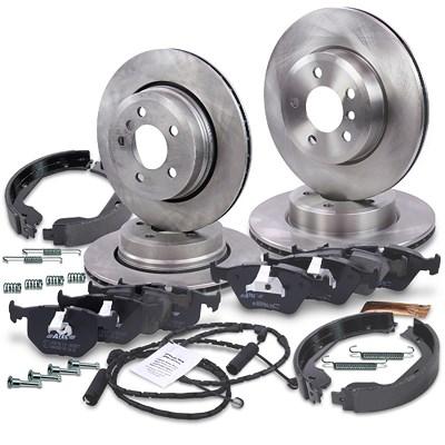 Bestprice Bremsscheiben + Bremsbeläge Vorne + Hinten [Hersteller-Nr. 10603854] für BMW Image