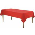 Nappes rougesNappes jetables en plastique pour tables rectangulaires (paquet de 12)Nappes en