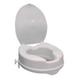 Réhausse wc pmr Pellet plastique blanc avec abattant 10 cm - Blanc