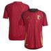 Men's adidas Burgundy Belgium National Team 2024 Home Authentic Jersey