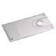 Plaque de pivot 706.01GR pour série 8660 finition inox