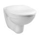 Pack WC NORMUS Vitra cuvette suspendue standard 54 x 36 cm avec abattant VITRA 6855N003-6064