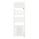 Radiateur sèche-serviettes électrique DORIS Digital avec soufflerie 1500 W Blanc ATLANTIC 851127